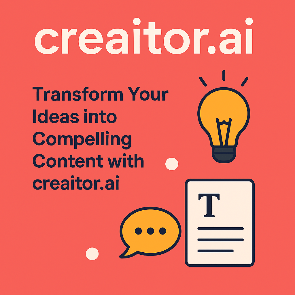 How I Write Smarter, Not Harder — with&nbsp;Creaitor.ai